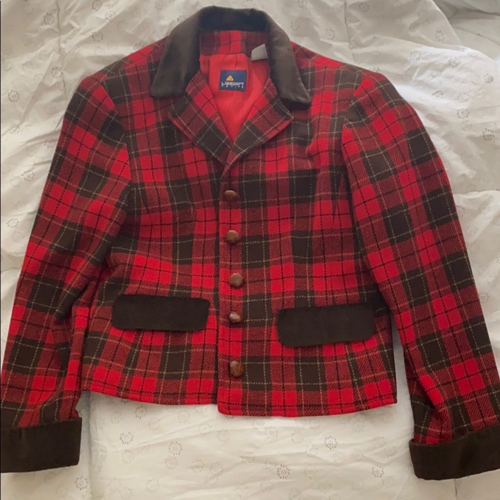 Liz Sport petite plaid jacket